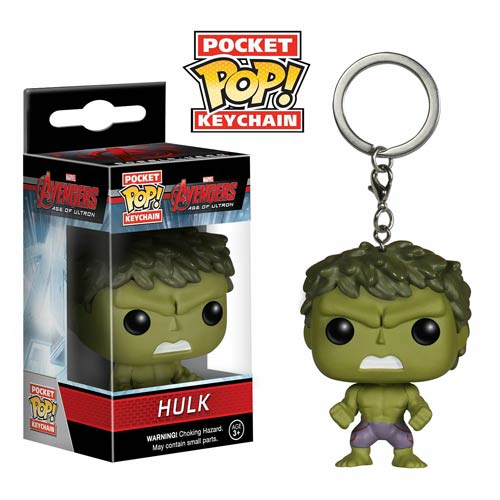 Avengers Age of Ultron Hulk Pocket Pop! Vinyl Figure Key Chain